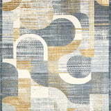 Luxurious Geometric Gold Highlights(Gray)