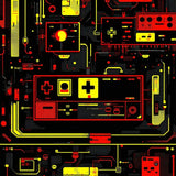 Contemporary Gamepad Graphic Design(Black)