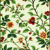 Ultra Soft Area Rug, Non Slip, Stain Resistant, Washable Area Rugs for Living Room, Bedroom, Lush Verdant Floral Motif(Beige)