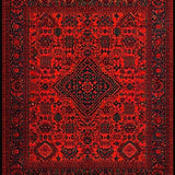 Gothic Distressed Border Motif(Red)