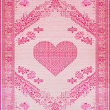 Ultra Soft Area Rug, Non Slip, Stain Resistant, Washable Area Rugs for Living Room, Bedroom, Cozy Pink Abstract Texture(Pink)