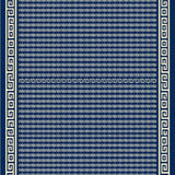 Vibrant Geometric Chevron Style(Blue)