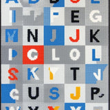 Fun Abstract Alphabetic Art Design(Gray)