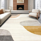 Ultra Soft Area Rug, Non Slip, Stain Resistant, Washable Area Rugs for Living Room, Bedroom, Luxurious Soft Sand Textures(Beige)