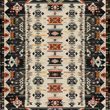 Ultra Soft Area Rug, Non Slip, Stain Resistant, Washable Area Rugs for Living Room, Bedroom, Tribal Chic Earthy Aesthetic(Gray)