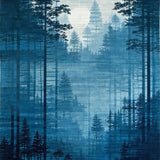 Elegant Abstract Nature Imagery(Blue)