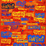 Chic Modern Textual Ornamentation(Red)