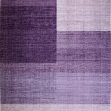 Ultra Soft Area Rug, Non Slip, Stain Resistant, Washable Area Rugs for Living Room, Bedroom, Modern Solid Texture Rug With Urban Chic Velvet Finish And Deep Purple Hue(Purple)
