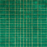 Ultra Soft Area Rug, Non Slip, Stain Resistant, Washable Area Rugs for Living Room, Bedroom, Opulent Geometric Luxe Aesthetic(Green)