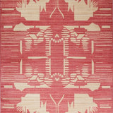 Ultra Soft Area Rug, Non Slip, Stain Resistant, Washable Area Rugs for Living Room, Bedroom, Cozy Abstract Earthy Hues(Red)