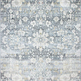 Ultra Soft Area Rug, Non Slip, Stain Resistant, Washable Area Rugs for Living Room, Bedroom, Serene Gray Tapestry Motif(Gray)