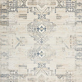 Mediterranean Inspired Beige High Low Pile Textured Geometric Shapes(Beige)