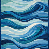 Chic Summer Inspired Motif(Blue)