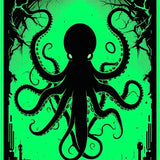 Unique Lovecraftian Tentacle Art(Green)
