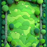 Interactive Eco Friendly Jungle Scene(Green)