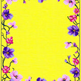 Ultra Soft Area Rug, Non Slip, Stain Resistant, Washable Area Rugs for Living Room, Bedroom, Charming Pastel Floral Medley(Yellow)