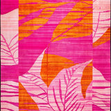 Ultra Soft Area Rug, Non Slip, Stain Resistant, Washable Area Rugs for Living Room, Bedroom, Lively Bold Jungle Imagery(Pink)