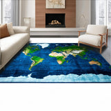 Vibrant Circular Space Visualization(Blue)