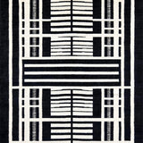 Ultra Soft Area Rug, Non Slip, Stain Resistant, Washable Area Rugs for Living Room, Bedroom, Playful Monochrome Animal Motif(Black)