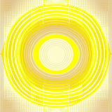Sunburst Bloom Collection Area Goldenrod Petal Circle(Yellow)