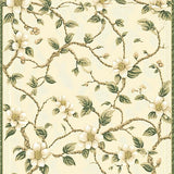 Ultra Soft Area Rug, Non Slip, Stain Resistant, Washable Area Rugs for Living Room, Bedroom, Garden Bloom Accent Charming Flower Decorative Mat(Beige)