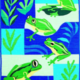Adorable Frog Illustration Design(Blue)