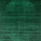 Ultra Soft Area Rug, Non Slip, Stain Resistant, Washable Area Rugs for Living Room, Bedroom, Lush Tropical Print Design(Green)