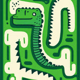 Adorable Cartoon Creature Design(Green)