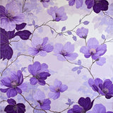Mystic Bloom Accent with Petal Shapes(Lavender)