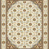 Ultra Soft Area Rug, Non Slip, Stain Resistant, Washable Area Rugs for Living Room, Bedroom, Tan Checkered Boho Rug(Beige)