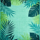 Earthy Teal Botanical Fusion(Blue)