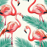 Bright Pink and Earthy Tones Motif(Pink)