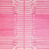 Ultra Soft Area Rug, Non Slip, Stain Resistant, Washable Area Rugs for Living Room, Bedroom, Unique Soft Pink Striped Theme(Pink)