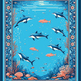 Bright Transitional Seaside Influence(Blue)