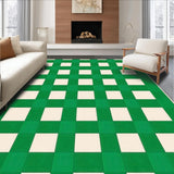 Luxurious Earthy Checkered Motif(Green)