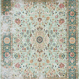 Bright Green Whimsical Blossom Style(Ivory)