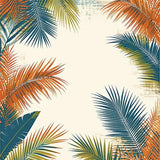 Ultra Soft Area Rug, Non Slip, Stain Resistant, Washable Area Rugs for Living Room, Bedroom, Fresh Tropical Oasis Style(Orange)