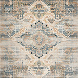 Transitional Warm Toned Medallion(Beige)