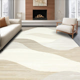 Sleek Modern Creamy Lines(Beige)