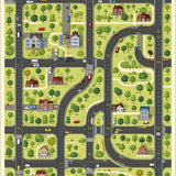 Playful Child Friendly Roadway Theme(Green)