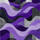 Ultra Soft Area Rug, Non Slip, Stain Resistant, Washable Area Rugs for Living Room, Bedroom, Contemporary Luxurious Shag Design(Purple)