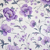 Ultra Soft Area Rug, Non Slip, Stain Resistant, Washable Area Rugs for Living Room, Bedroom, Elegant Round Soft Pastel Motif(Purple)