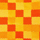 Ultra Soft Area Rug, Non Slip, Stain Resistant, Washable Area Rugs for Living Room, Bedroom, Charming Irregular Shape Accent Piece(Orange)