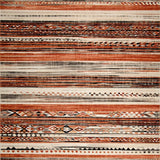 Vibrant Tribal Diamond Aesthetic Fusion(Red)