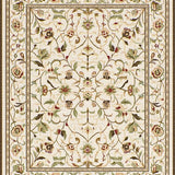 Ultra Soft Area Rug, Non Slip, Stain Resistant, Washable Area Rugs for Living Room, Bedroom, Rustic Earthy Floral Arrangement(Beige)
