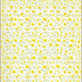 Ultra Soft Area Rug, Non Slip, Stain Resistant, Washable Area Rugs for Living Room, Bedroom, Lively Floral Patterned Decor(Yellow)