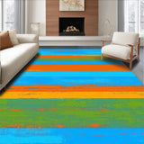 Artistic Fluid Brushstroke Design(Blue)