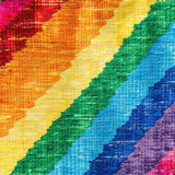 Ultra Soft Area Rug, Non Slip, Stain Resistant, Washable Area Rugs for Living Room, Bedroom, Ultra-Thin Modern Rainbow Living Room Carpet(Red)