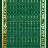 Emerald Green Geometric Elegance(Green)