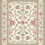 Elegant Herbaceous Patterned(Ivory)